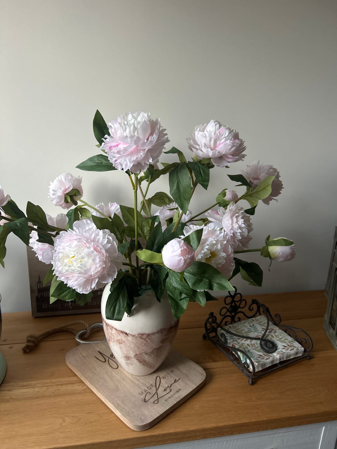 Customer photo review of Zijden Pioenrozen - Lichtroze