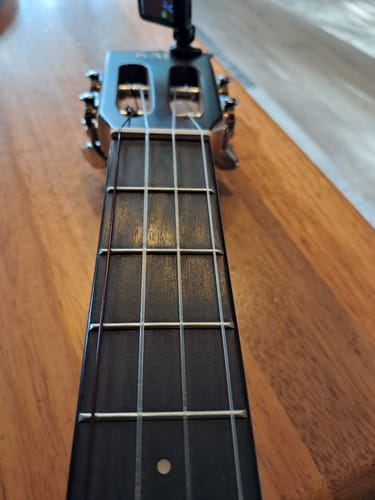 Customer photo review of B-LG Worth 1 SINGLE Low G Ukulele String String BROWN Fluorocarbon 2 Restrings per packet