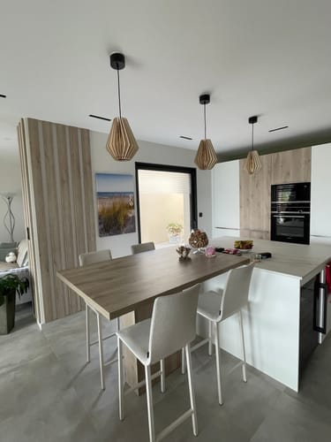 Customer photo review of Ambre teinté Chêne | Suspension