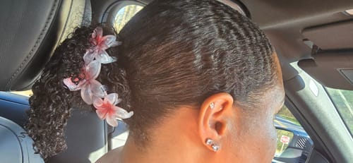 Customer photo review of Grow, Style, Condition, Detangle, moisturize, seal- 2 sizes