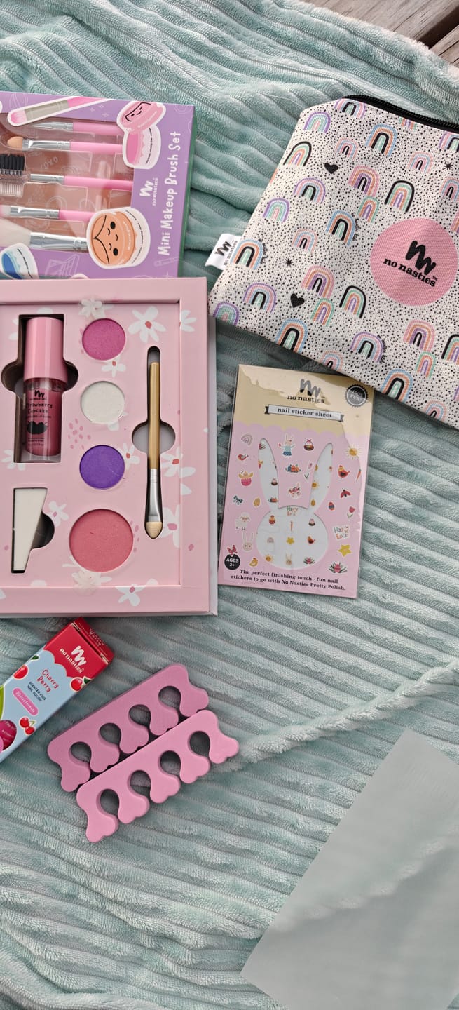 Customer photo review of Scented Kids Polish Cherry Berry  Bright Pink