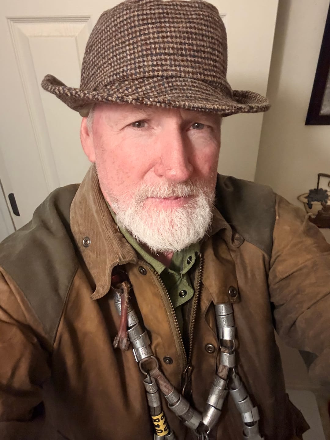 Customer photo review of Pork Pie Hat Tweed