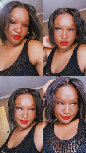 Customer photo review of 2 for 1 Wig Special - Gigi 12" & Olivia 8"