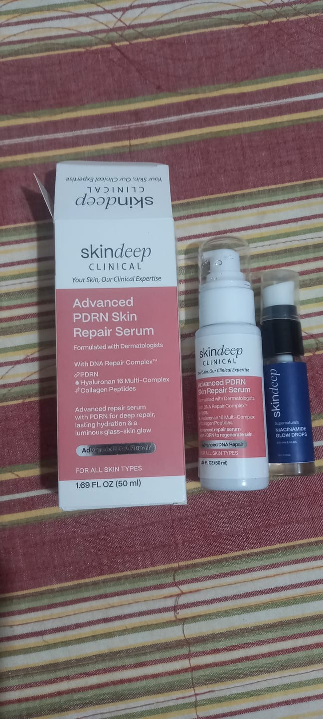 Customer photo review of Advanced PDRN Skin Repair Serum