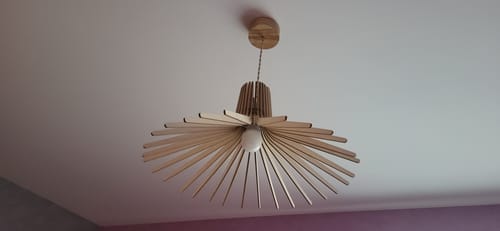 Customer photo review of Azur teinté Chêne | Suspension