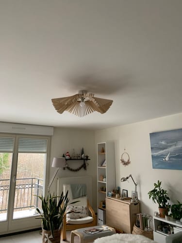 Customer photo review of Rose teinté Chêne | Plafonnier