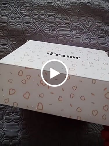 Customer video review of Placa c/ 4 Fotografias & Frase Especial