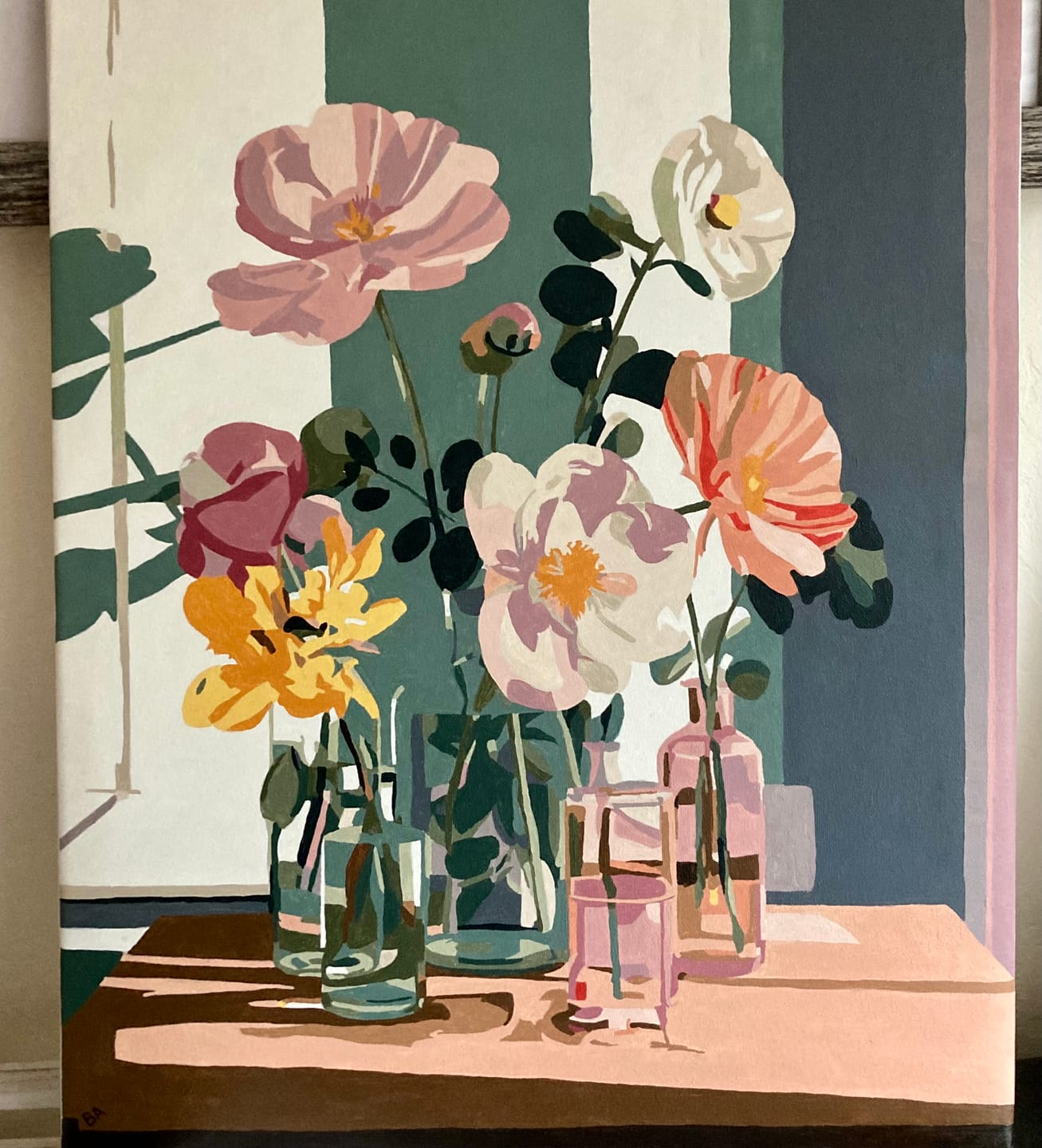 Customer photo review of Beauty in glass | Paint by Number