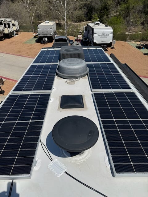 Customer photo review of MEGA 250 | 250 Watt Solar Panel | Premier 12V Off-Grid Solar Panel for RVs, Vans, Boats | 25-Year Output Warranty