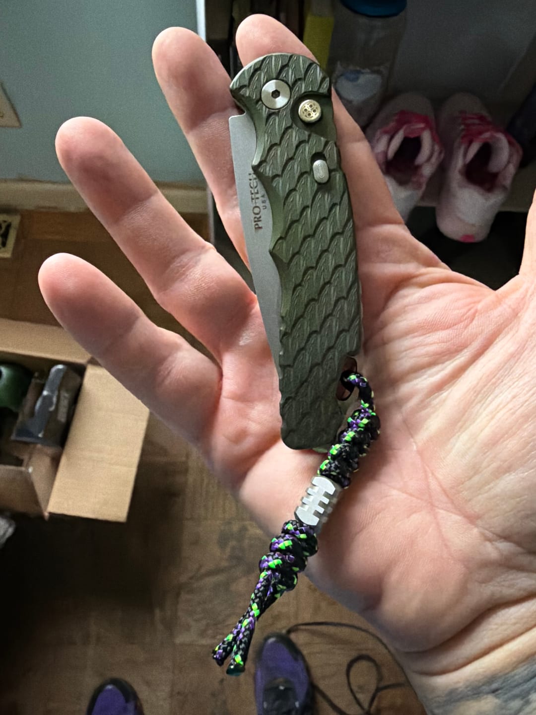Customer photo review of S1 Lanyard Bead Titanium