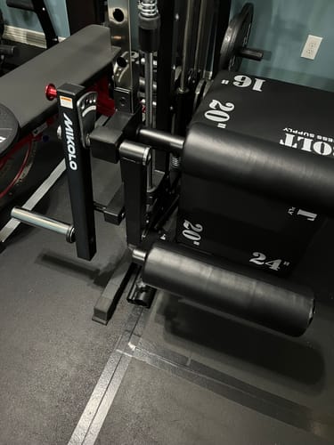 Customer photo review of Rack Mounted Leg Extension and Curl Attachment - 2"×2"