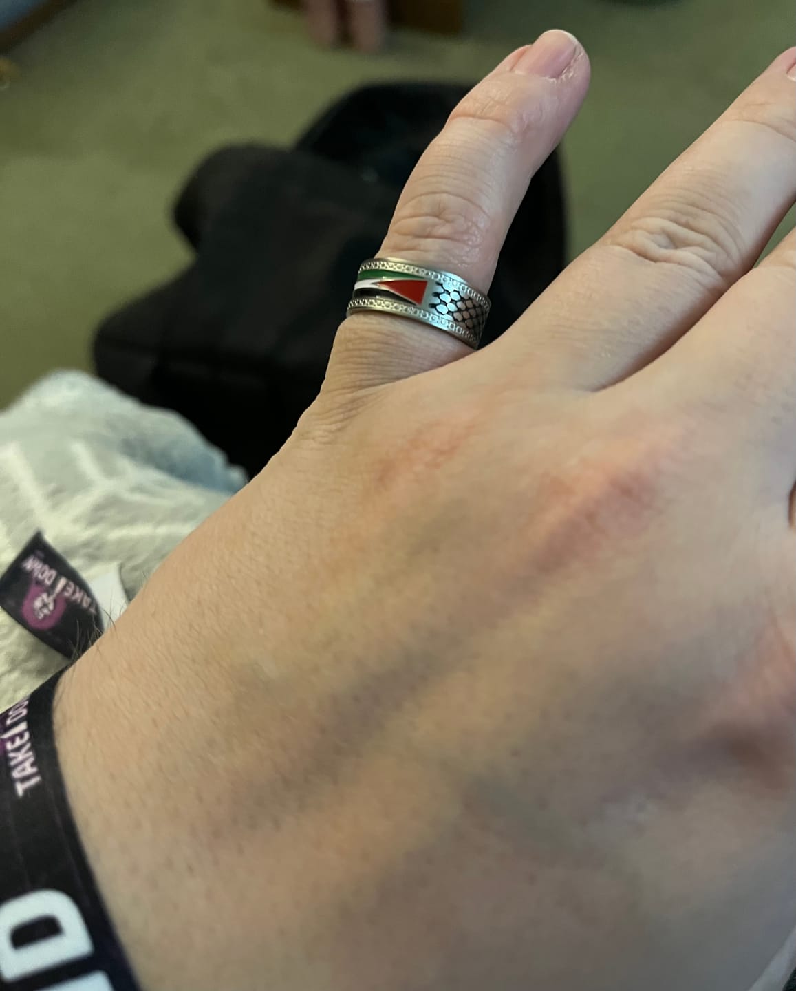 Customer photo review of Palestine Heritage Ring