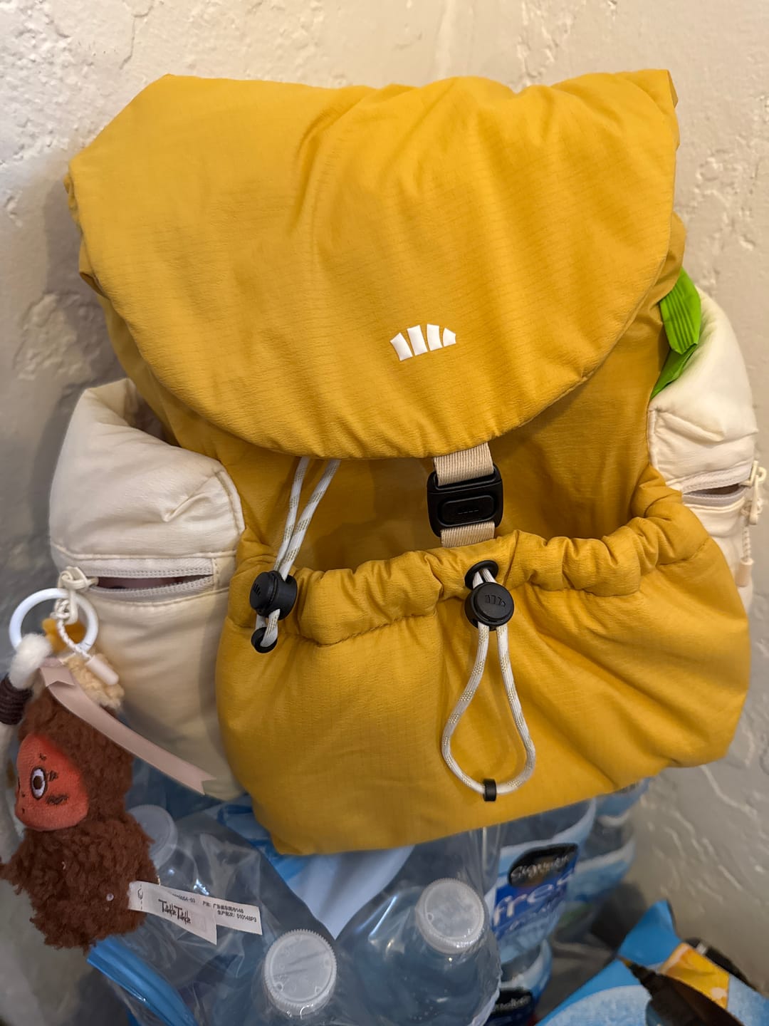 Customer photo review of Women's Expandable Short Backpack LC005