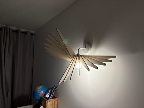 Customer photo review of Albatros teinté Chêne | Applique
