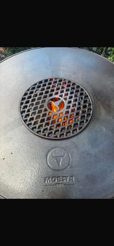 Customer photo review of Sizzle Rost – Gusseisen-Rost für BBQ Disk