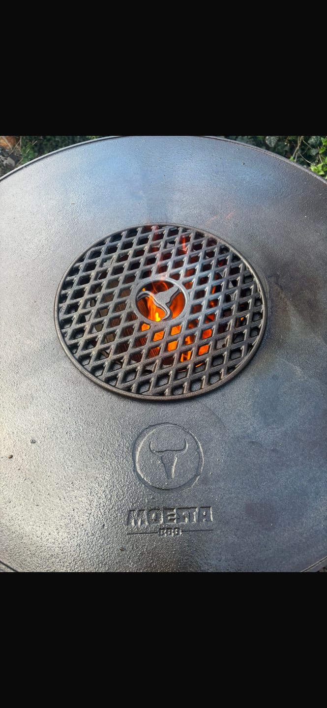Customer photo review of Sizzle Rost – Gusseisen-Rost für BBQ Disk