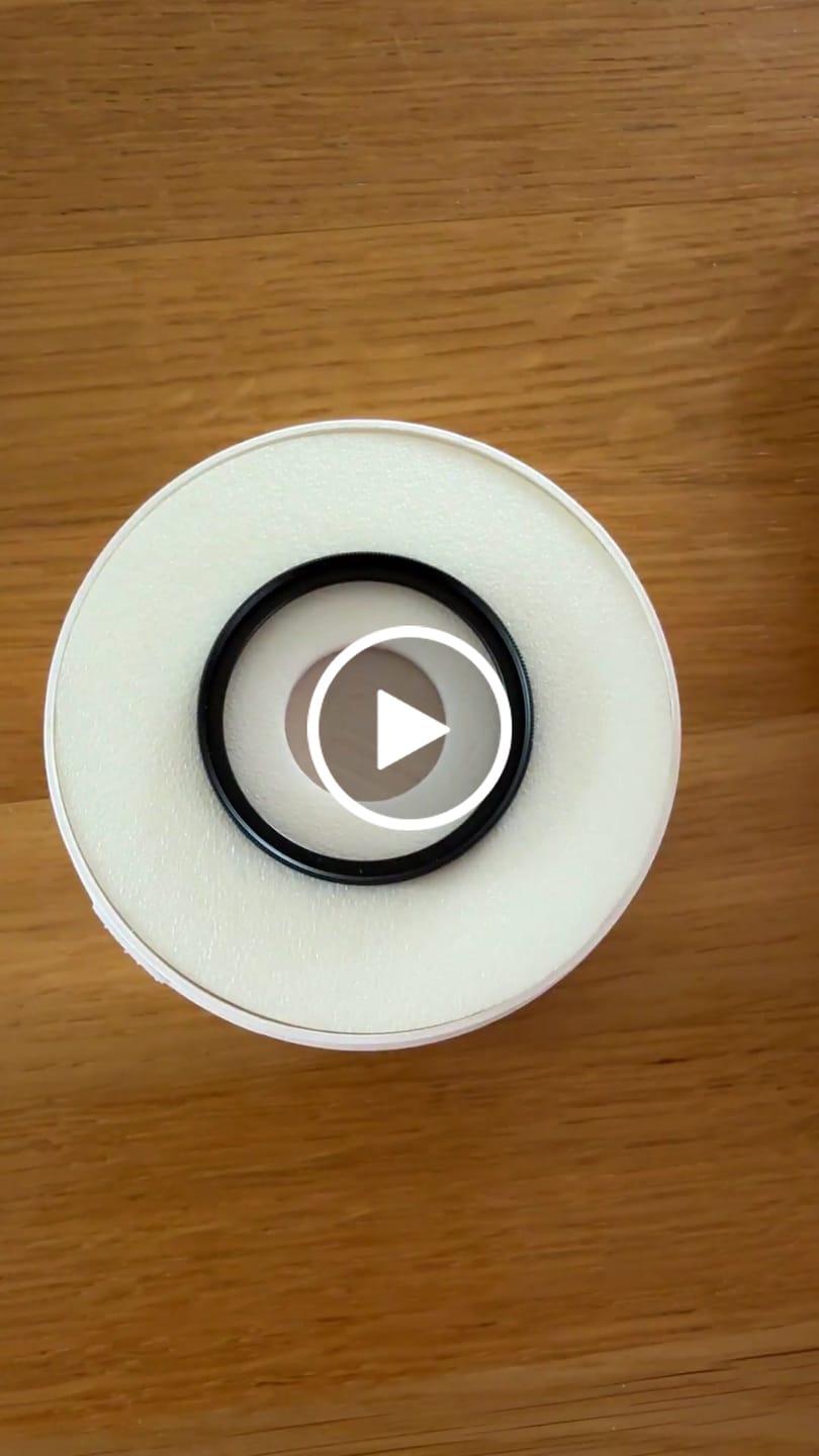 Customer video review of Thypoch 39/49/52/58/62/67/72/77mm Lens Filter, UV / Black Filter