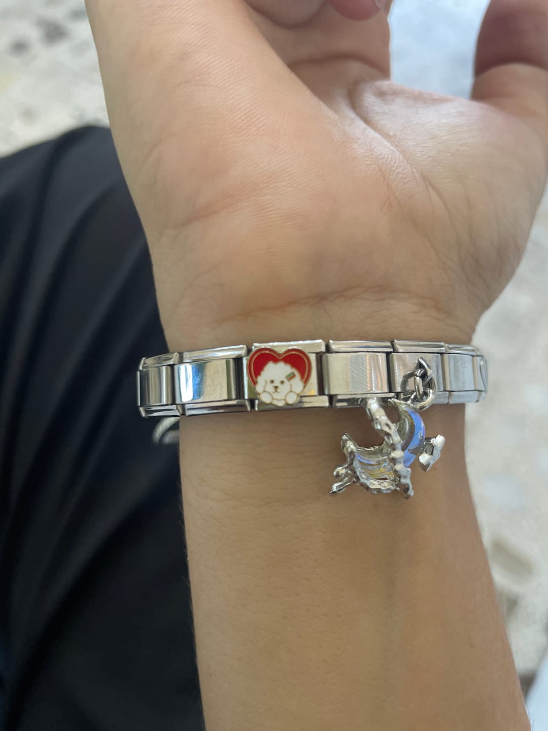 Customer photo review of Charm Poodle Rojo