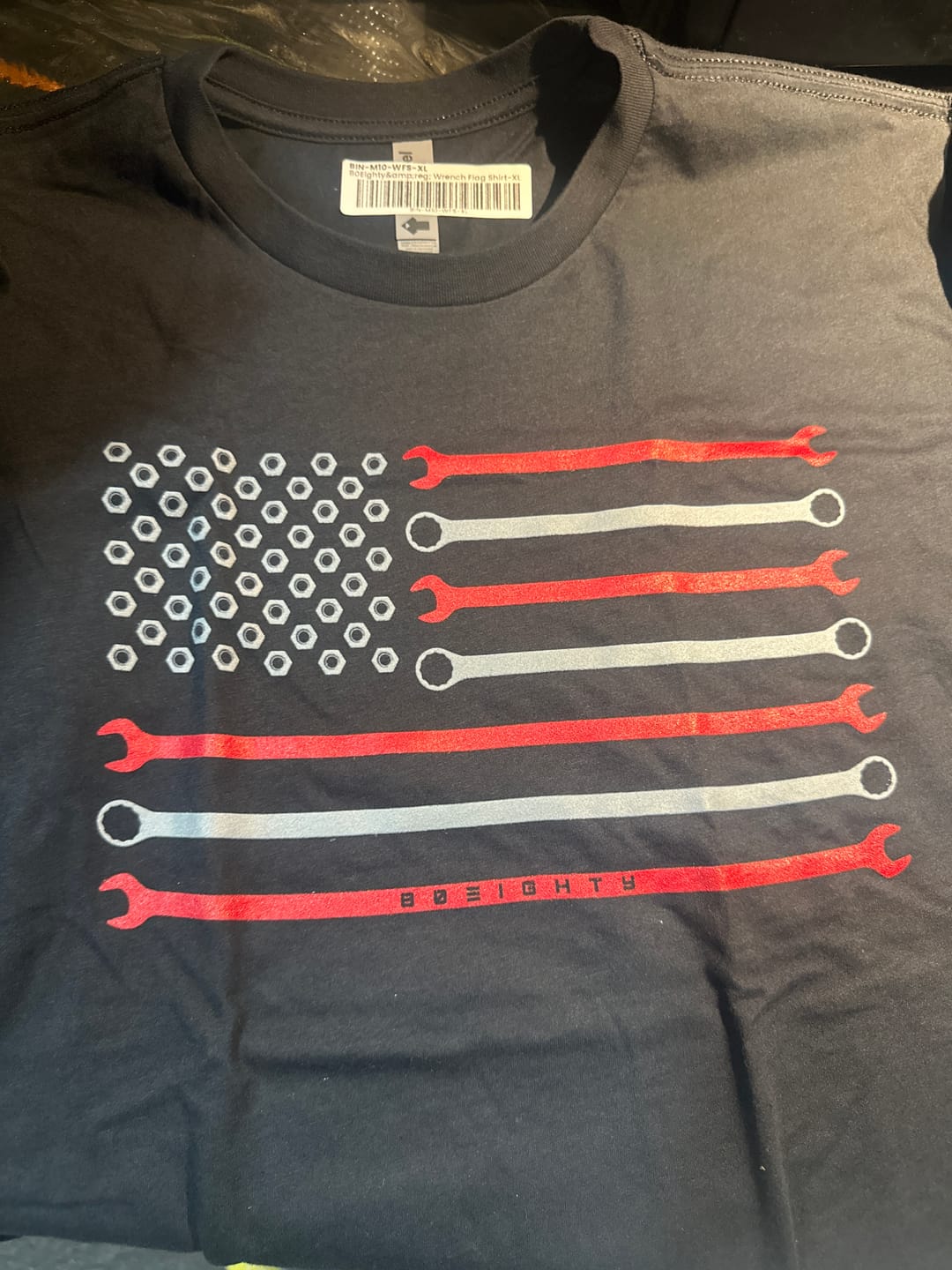 Customer photo review of 80Eighty® Wrench Flag Shirt