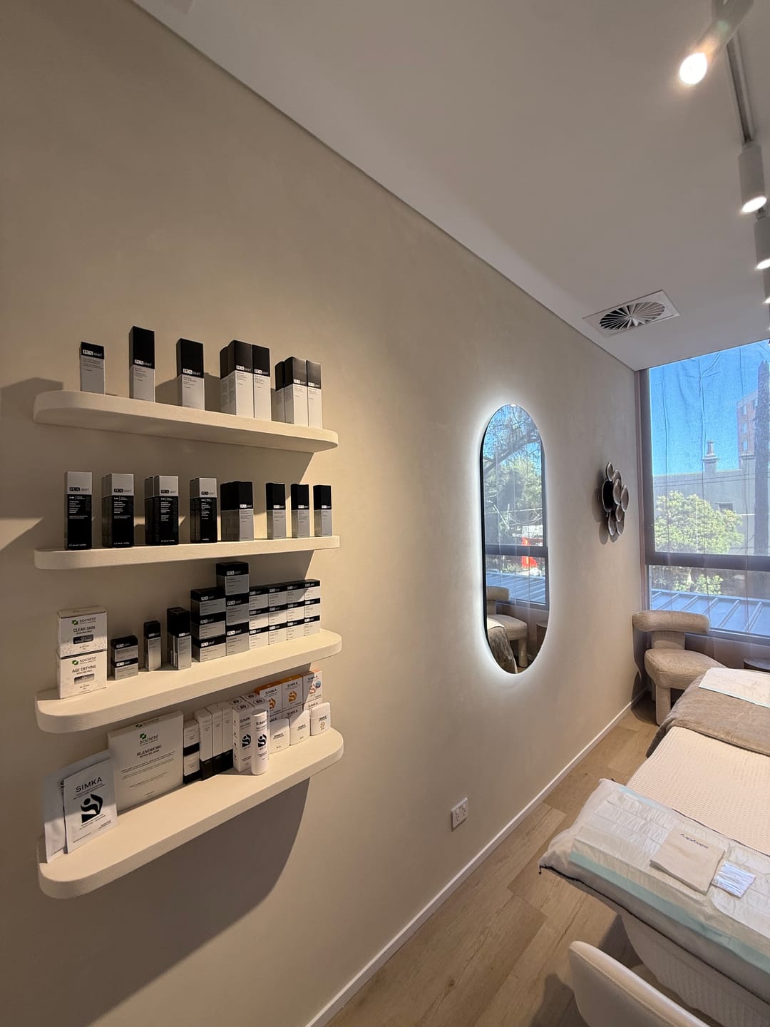 Customer photo review of Curved Floating Shelf