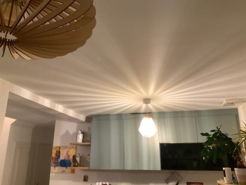 Customer photo review of Ambre teinté Chêne | Suspension