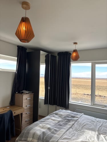 Customer photo review of Ambre teinté Chêne | Suspension