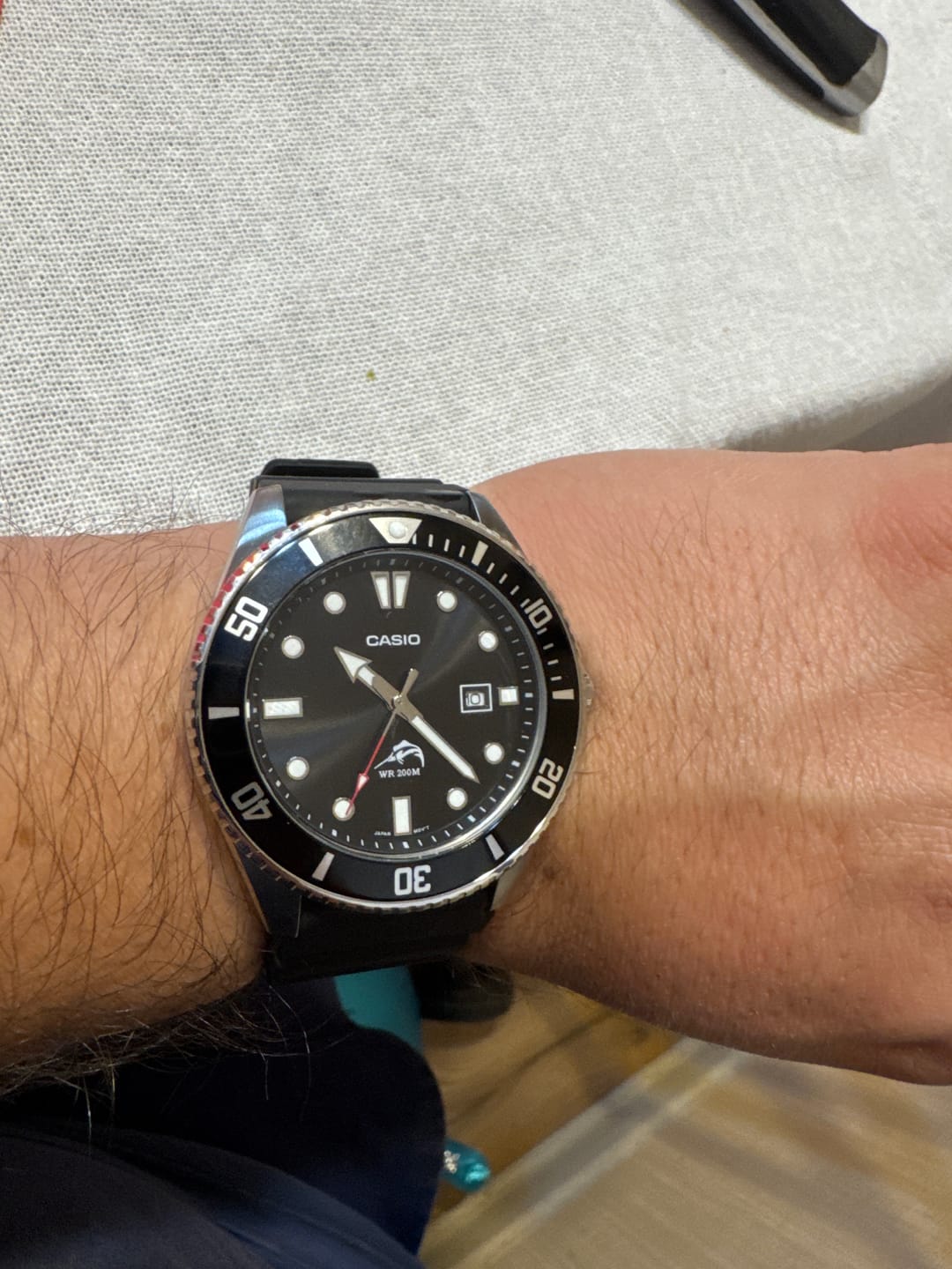 Customer photo review of Reloj Casio Submariner Marlin Duro MDV106-1AV Negro Buceo