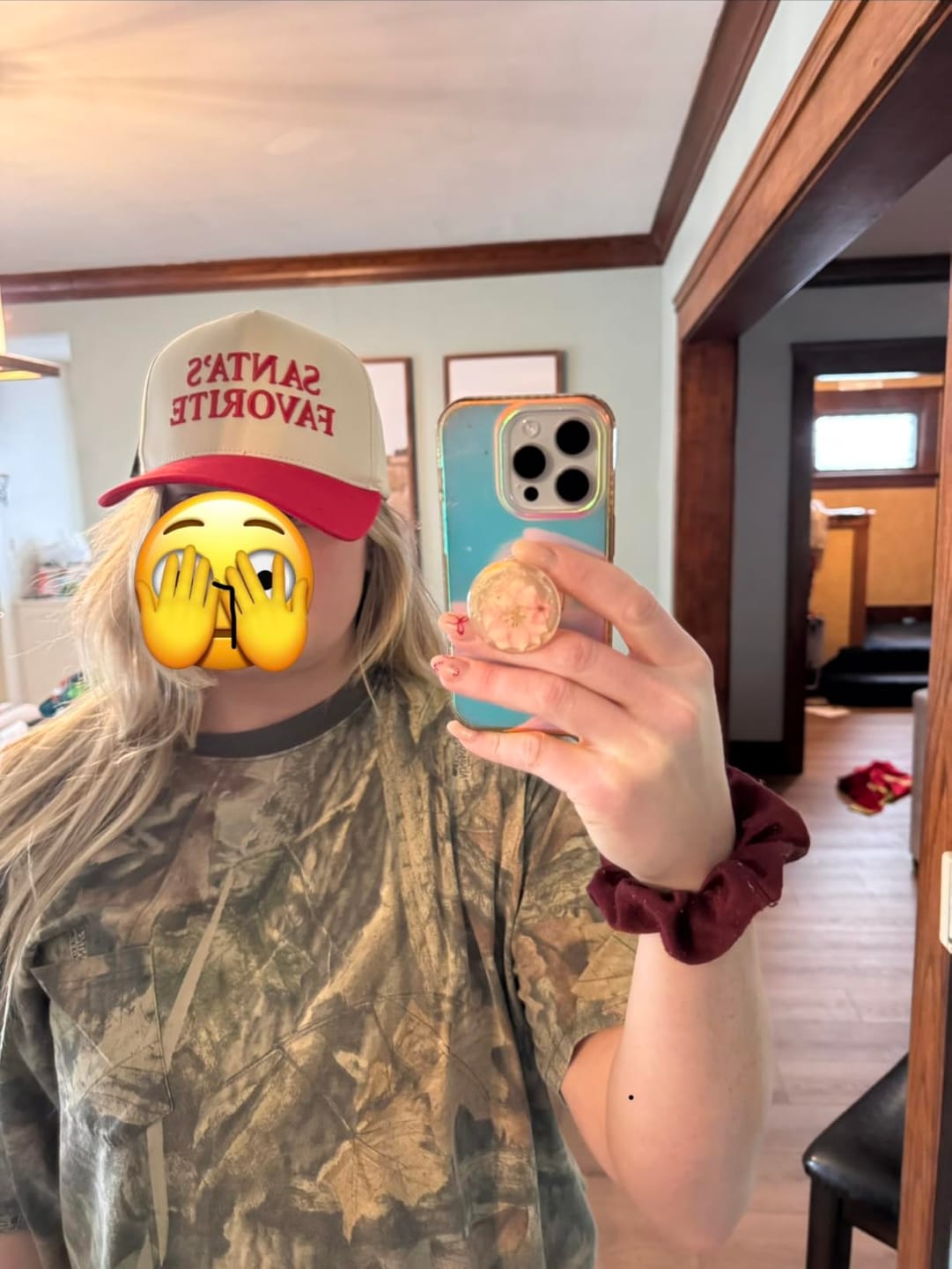 Customer photo review of Custom Embroidered Snapback Hat – Personalized Text or Logo Cap