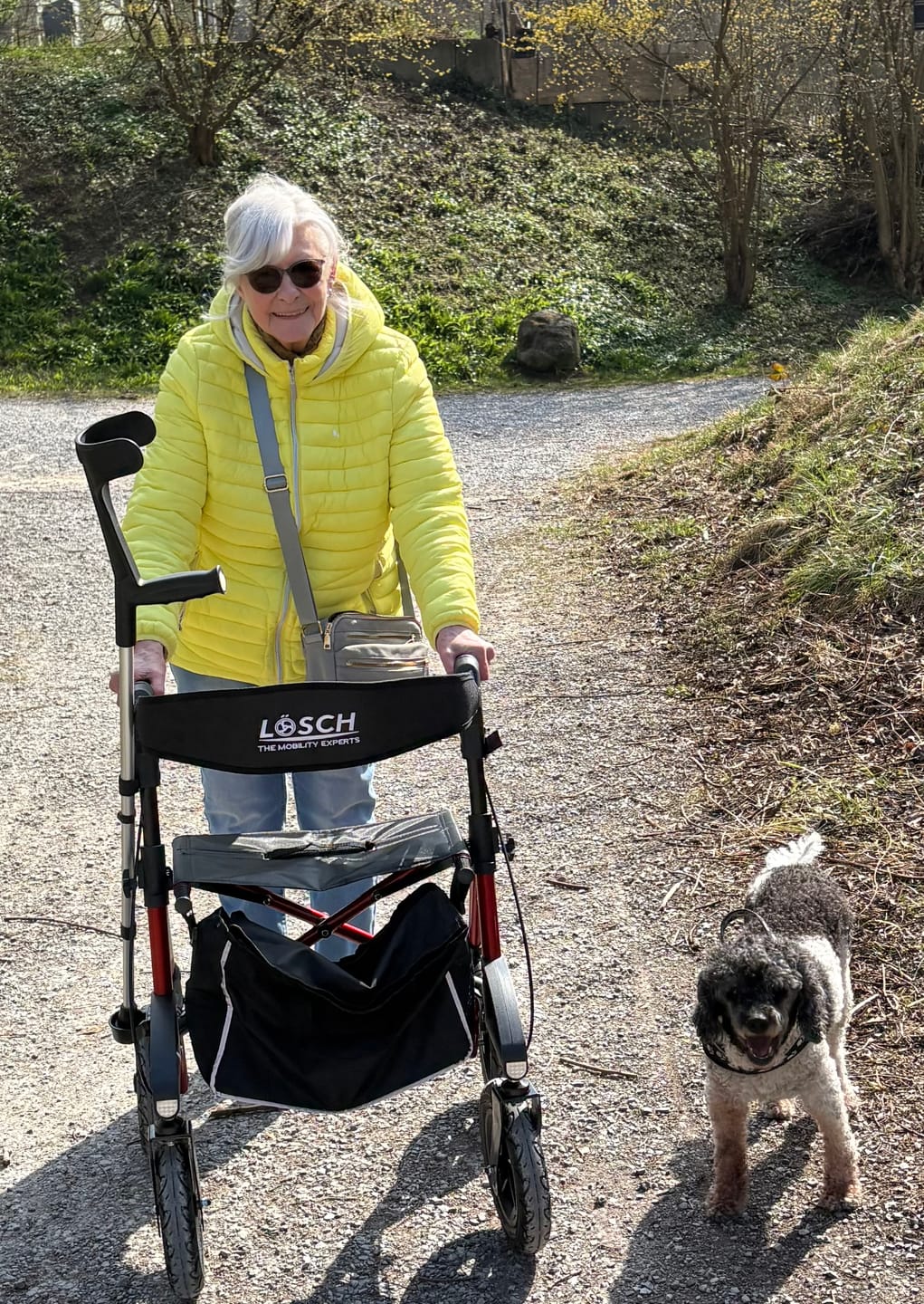 Customer photo review of Outdoor-Rollator Tabas (EXTRA LEICHT - 8,65 kg)