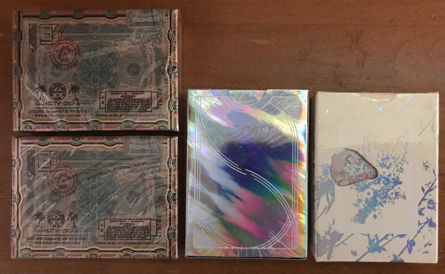 Customer photo review of Holo Sepal Bouquet Playing Cards by Dealersgrip