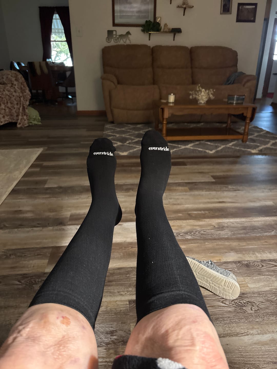 Customer photo review of Everstride™ Bamboo Compression Socks