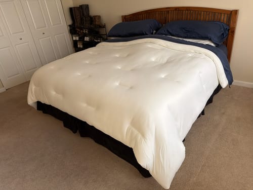 Customer photo review of MarshMellow Double-Stuffed Comforter