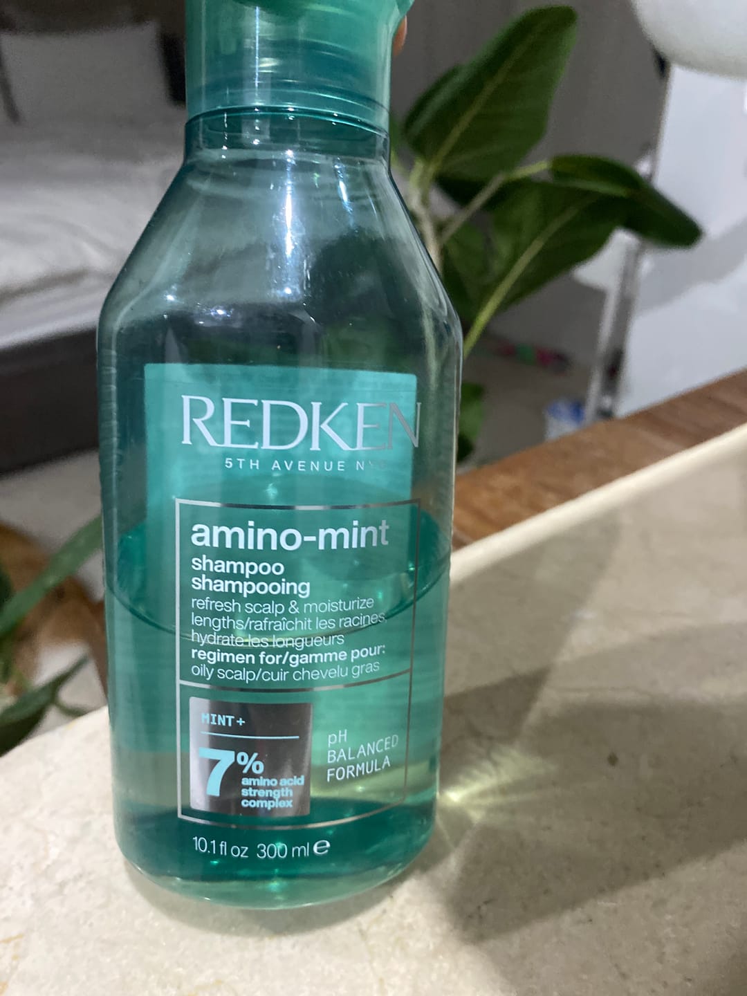 Customer photo review of Redken Amino-Mint Cooling Shampoo 300ml - Oily Scalp Shampoo