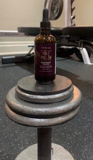 Customer photo review of Wild Ponderosa Pine Pollen Tincture 1:6 - Certified Organic (100mL-3.4 fl oz)
