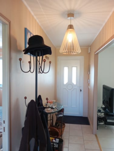 Customer photo review of Andromède teinté Chêne | Suspension