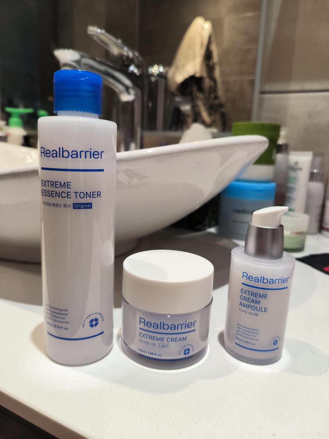 Customer photo review of Mitrinošs toniks Real Barrier Extreme Essence Toner