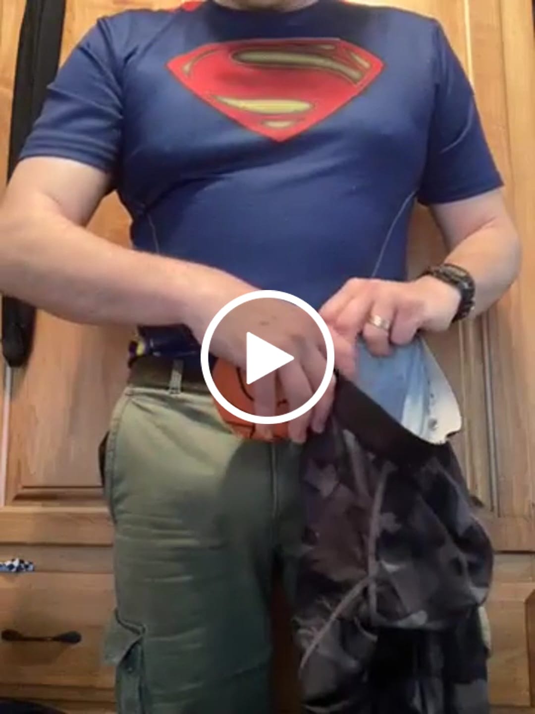Customer video review of Nylon 28in Leggings No Fly 1pk Gray Camo