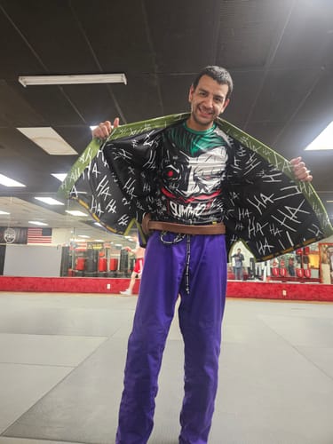 Customer photo review of Mat Maniac Premium Rash Guard For Men/Women