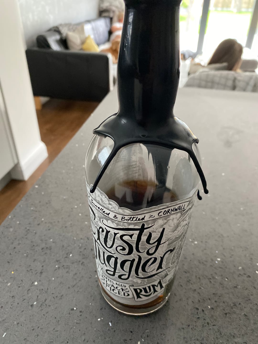 Customer photo review of Crusty Juggler Barrel Aged Black Spiced Rum