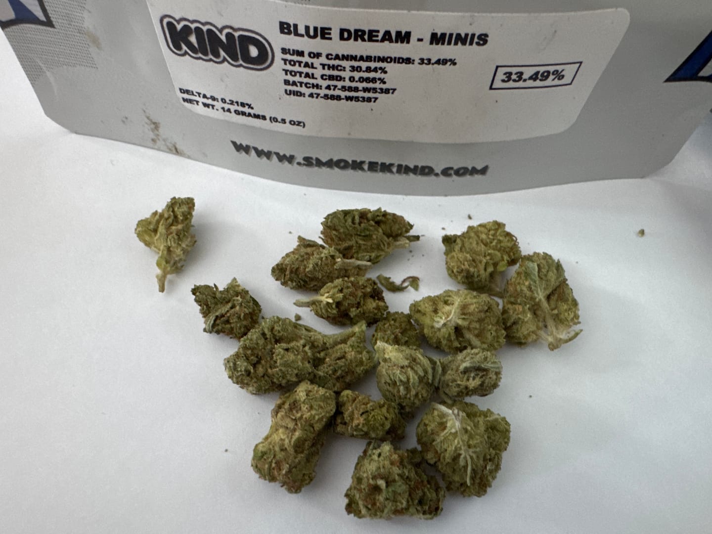 Customer photo review of Blue Dream - Minis - 14 Grams - Sativa