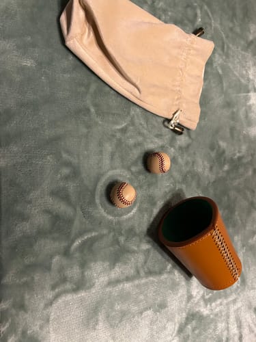 Customer photo review of LEATHER CHOP CUP BY TCC
