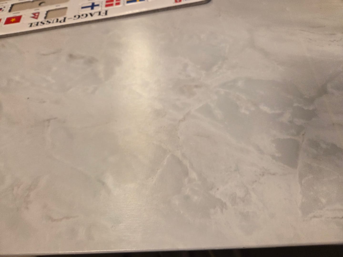 Customer photo review of Marmor romeo hvit matt kontaktplast