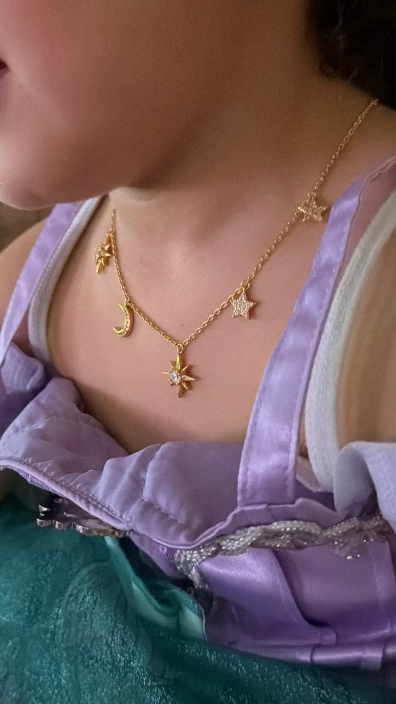 Customer photo review of Midnight Charm Necklace