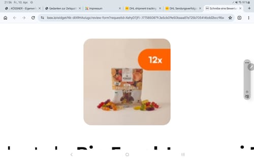 Customer photo review of Bio Fruchtgummi Bärchen