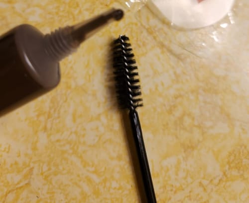 Customer photo review of 3D Eyebrow Dye Cream