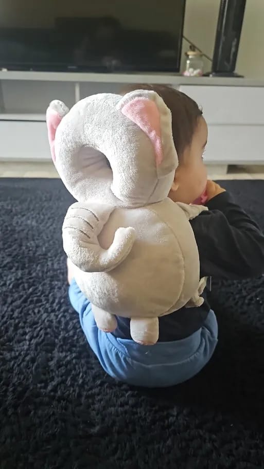 Customer photo review of BumperBuddy™ Baby Head Protector