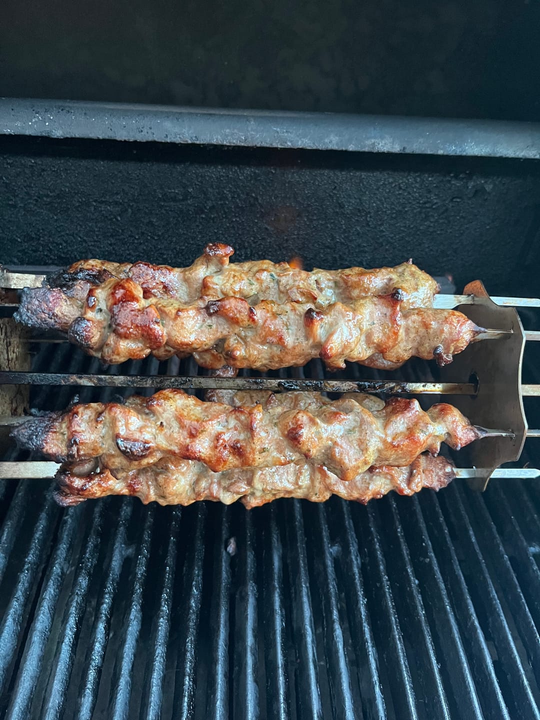 Customer photo review of Schweine-Schaschlik Klassiker – mit Zwiebeln, Pfeffer & Essig | mySchaschlik