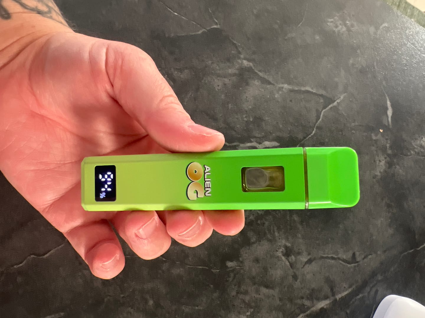 Customer photo review of Hit Stick - 2G THCa Alien OG - Hybrid