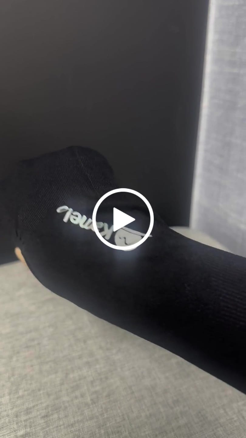 Customer video review of KameLo Cooling Arm Sleeves UPF50+ Sun Protection with Back of Hand Knuckle Cover | AS-AQUA COVER
