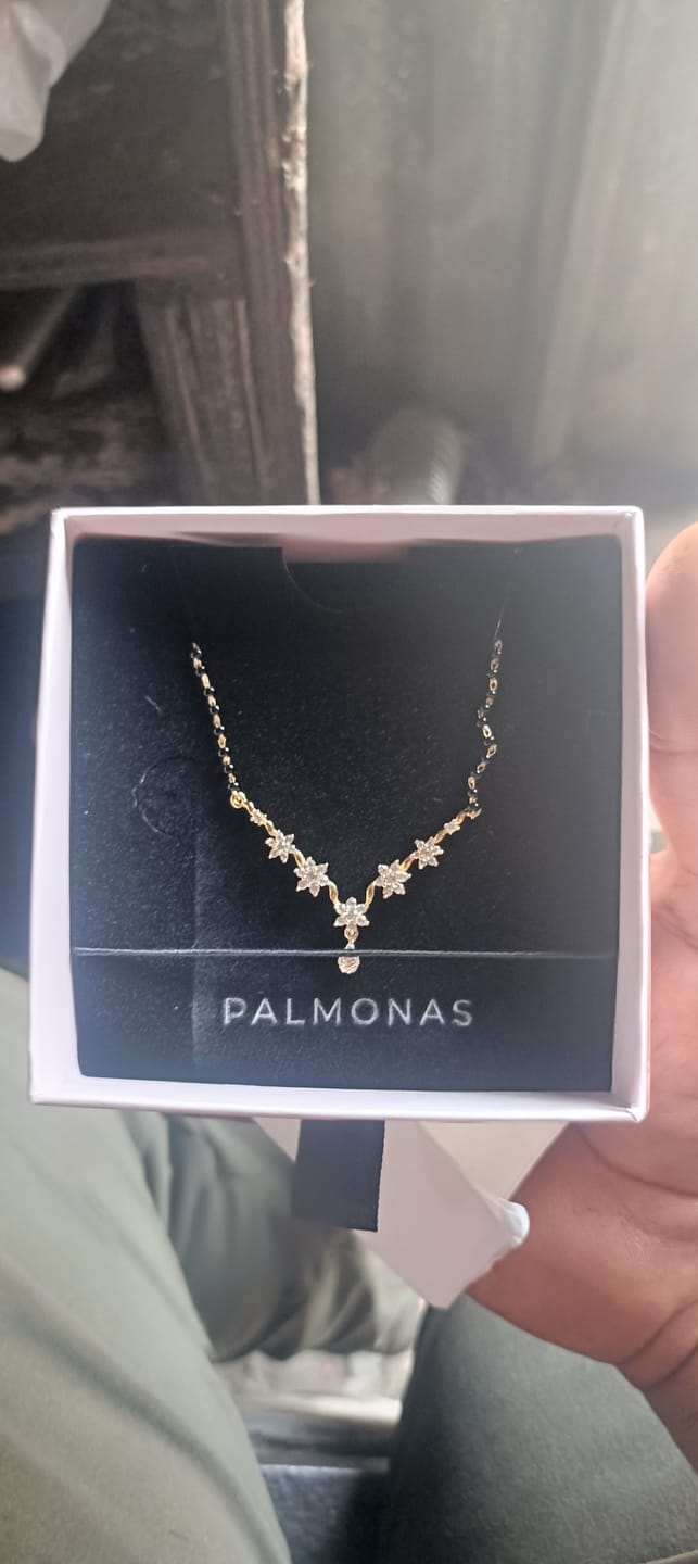 Customer photo review of Blossom Mangalsutra